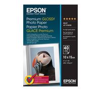 Epson Premium Glossy Photo Paper - 10x15cm - 40 Sheets