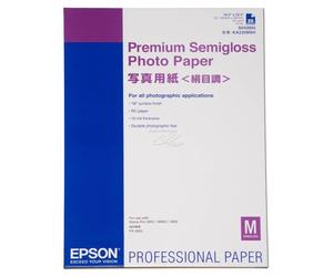 Original Epson A2 Premium Semi-Gloss Photo Paper 251gsm 25 Sheets (C13S042093)