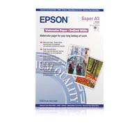 Original Epson A3+ Radiant White WaterColor Paper 190gsm - 20 Sheets (C13S041352
