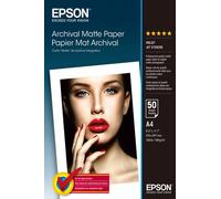 Original Epson (A4) Archival Matte Paper (50 Sheets) 192gsm