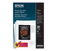 Original Epson A4 Matte Photo Quality Inkjet Paper 102gsm - 100 Sheets (C13S0410