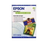 Original Epson A4 Matte Photo Quality Self Adhesive Paper 167gsm 10 Sheets