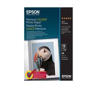 Original Epson A4 Premium Glossy Photo Paper 255gsm - 15 Sheets (C13S042155)