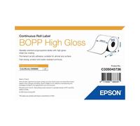 Original Epson BOPP High Gloss 203mm x 68m Continuous Label Roll (C33S045736)