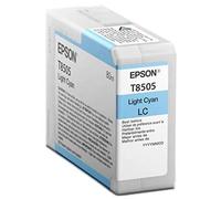Original Epson C13T850500 / T8505 for SureColor SC-P 800 Premium Printer Cartridge - Light Cyan - 80ml