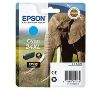 Epson Elephant Singlepack Cyan 24XL Claria Photo HD Ink