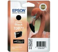 Epson T087140 Original Epson T0871 UltraChrome Hi-Gloss2 Photo Black Ink Cartridge