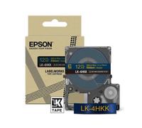 Epson Label Cartridge Satin Ribbon LK-4HKK Gold/Navy 12mm (5m)