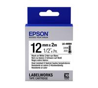Epson LK-4WBH - label-making tapes (Black on white, LabelWorks LW-1000P LabelWorks LW-300 LabelWorks LW-400 LabelWorks LW-400VP LabelWorks LW-600P, Blister)