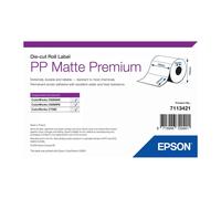 Original Epson PP Matte Premium 76mm x 127mm Die-cut Label Roll - 960 Labels (71