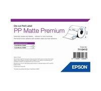 Original Epson PP Matte Premium 76mm x 51mm Die-cut Label Roll - 535 Labels (711