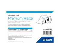 Original Epson Premium Matte 105mm x 210mm Die-Cut Label Roll - 282 Labels (C33S