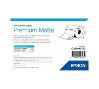 Original Epson Premium Matte Die-cut 102mm x 51mm Label Roll - 2,310 Labels (C33