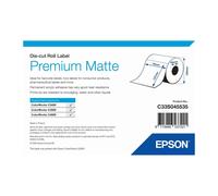 Original Epson Premium Matte Die-Cut 76mm x 127mm Label Roll - 265 Labels (C33S0