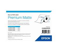 Original Epson Premium Matte Dier-Cut 102mm x 152mm Label Roll - 225 Labels (C33