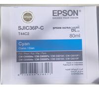 Epson Ink Cartridge SJIC36P-C for ColorWorks C6500/C6000 Cyan (C13T44C240)