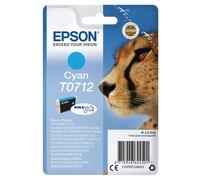 NEW Genuine Original Epson Cheetah T0712 Cyan Ink Cartridge (C13T07124012)