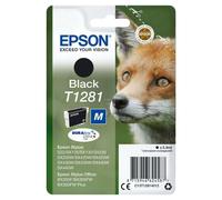 Epson T1281 Fox Black Standard Capacity Ink Cartridge 6ml - C13T12814012