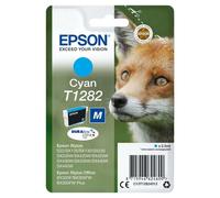Original Epson T1282, DuraBrite Ultra Fox Cyan Ink Cartridge, C13T12824012