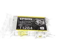 Epson T1284 Yellow Squirrel Genuine, Claria Photo HD Ink Cartridge