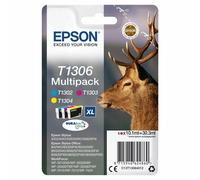 Epson T1306 Multipack Ink cartridge - 3-pack Yellow, cyan, magenta