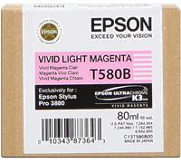 Original Epson T580B Vivid Light Magenta Ink Cartridge
