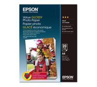 Original Epson Value A4 Glossy Photo Paper 183gsm - 20 Sheets (C13S400035)