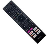 Original ERF3A80 Voice TV Remote Control Compatible with Hisense Vidaa 43A63HTUK 50A63HTUK 65A63HTUK 85A6BGTUK Smart Freeview 4K Ultra HD HDR LED