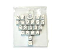 Original ergonomic height keycaps with heart-shaped butterfly pattern 21 butterfly keys to reduce typing fatigue