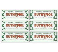 Euthymol Toothpaste Original 75ml - 3 Packs No Fluoride Toothpaste Anti-Plaque