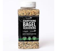 Original Everything Bagel Seasoning Large 600g, Breakfast, Dinner, Salads, Meats, Vegetables, Bagels Crunchy Sesame, Vegan, High in Fibre, Gluten-Free