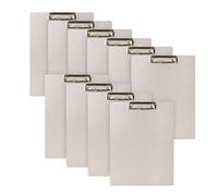 Original Falken 10-pack Vegan Clipboard Pure Raw. Made in Germany. DIN A4 Grey Ideal for inventory and stock management natural purist environmentally friendly eco clipboard.