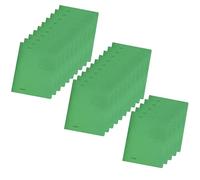 Original Falken 25-pack of intensive colour loose-leaf binders. Made in Germany. Made of recycled cardboard for DIN A4 commercial and public authority stapling dark green stapler ideal for office and school.
