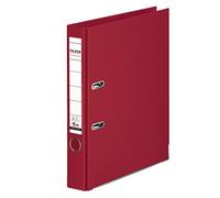 Original Falken Chromocolor Premium Folder, Made in Germany, Plastic Cover Outside and Inside, 5 cm Wide, DIN A4, Burgundy, Ring Binder, Letter Folder, Office Folder, Plastic Folder, Slot Folder