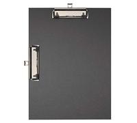 Original Falken double clipboard eco. Made in Germany. For DIN A4 portrait and landscape with sturdy cardboard core and paper cover outside for DIN A4 black Blue Angel for stocktaking and inventory management.