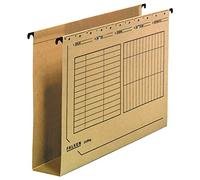 Original Falken hanging file UniReg. Made in Germany. Made of recycled cardboard for DIN A4 cardboard bottom 6 cm brown Blue Angel cabinet Authority for loose sheet filing in the office and authority.
