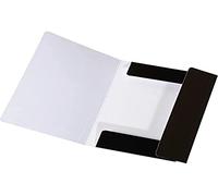 Original Falken LongLife folder. Made of extra strong cardboard with 3 flaps and elastic band for DIN A3 black Storage folder Drawing file ideal for office and school.