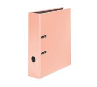 Original Falken PastelColor folder. Made in Germany. 8 cm wide DIN A4 pastel colour peach-orange ring binder file folder letter folder office folder plastic folder slotted folder motif folder
