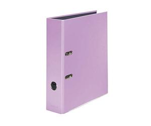 Original Falken PastelColor folder. Made in Germany. 8 cm wide DIN A4 pastel colour lilac purple ring binder file folder letter file office folder plastic folder slotted folder motif folder