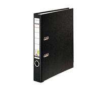 Original Falken PP-Color plastic files. Made in Germany. 5 cm narrow DIN A4 black ring binder vegan file folder letter folder office folder plastic folder slotted folder