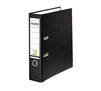Original Falken PP-Color plastic files. Made in Germany. 8 cm wide DIN A4 black ring binder vegan file folder letter folder office folder plastic folder slotted folder