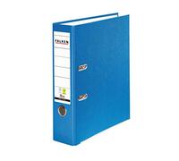 Original Falken PP-Color plastic files. Made in Germany. 8 cm wide DIN A4 pastel colour aqua ring binder vegan file folder letter folder office folder plastic folder slotted folder