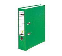 Original Falken PP-Color plastic files. Made in Germany. 8 cm wide DIN A4 pastel colour light green ring binder vegan file folder letter folder office folder plastic folder slotted folder