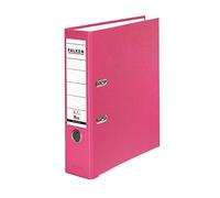 Original Falken PP-Color plastic files. Made in Germany. 8 cm wide DIN A4 pastel colour pink ring binder vegan file folder letter folder office folder plastic folder slotted folder