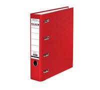 Original Falken PP plastic double file. Made in Germany. 7 cm wide red for 2x DIN A5 landscape filing with changeable window Account statement folder Ring binder File folder Letter file Office folder