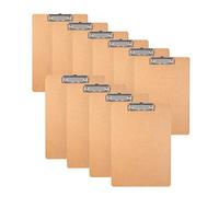 Original Falken Pure Nature Vegan Clipboard Made in Germany DIN A5 Brown Ideal for Inventory and Warehouse Management Pack of 10