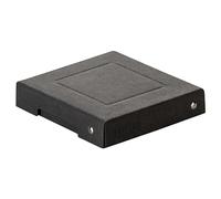 Original Falken PureBox Black Made in Germany 25 mm High 120 x 120 mm Storage Box with Lid Made of Sturdy Recycled Cardboard Blue Angel Vegan Gift Box Transport Box All-purpose Box