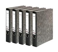 Original Falken Recycled Folder Cloud Marble Made in Germany 5 cm Narrow DIN A4 Green Spine Ring Binder Letter Folder Office Folder Cardboard Folder CO2 Neutral Blue Angel