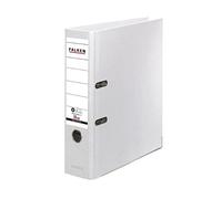 Original Falken Recycolor environmental folder Öko. Made in Germany. Coloured paper cover outside 8 cm wide DIN A4 white ring binder file folder letter file office file cardboard file CO2 neutral Blue Angel