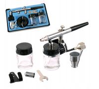 Original FENGDA Precise Airbrush Double Dual Action 0,8mm Nozzle Three Tanks